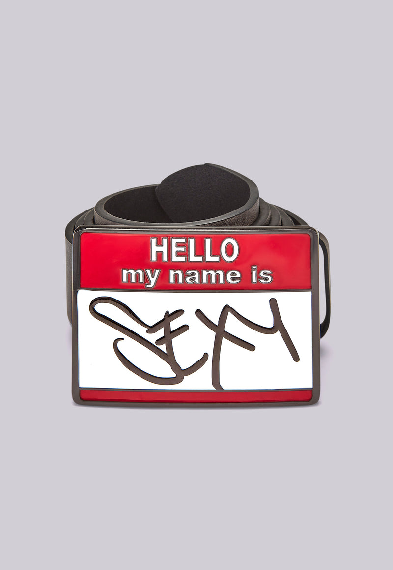 Hello My Name Is Belt