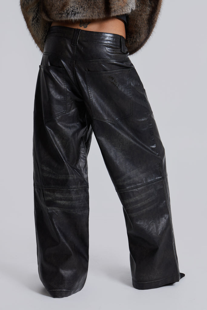 Ash Faux Leather Colossus Trousers