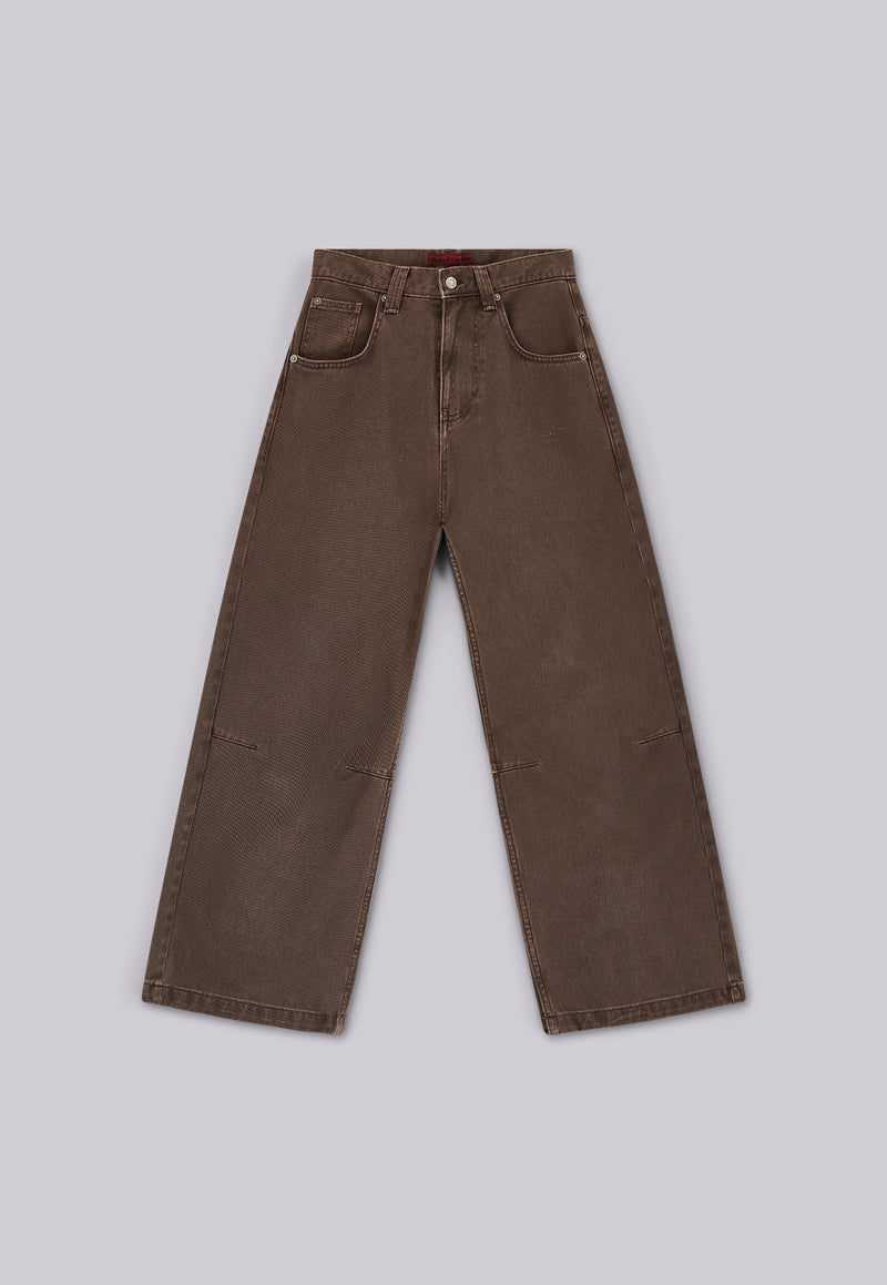 Washed Brown Colossus Jeans