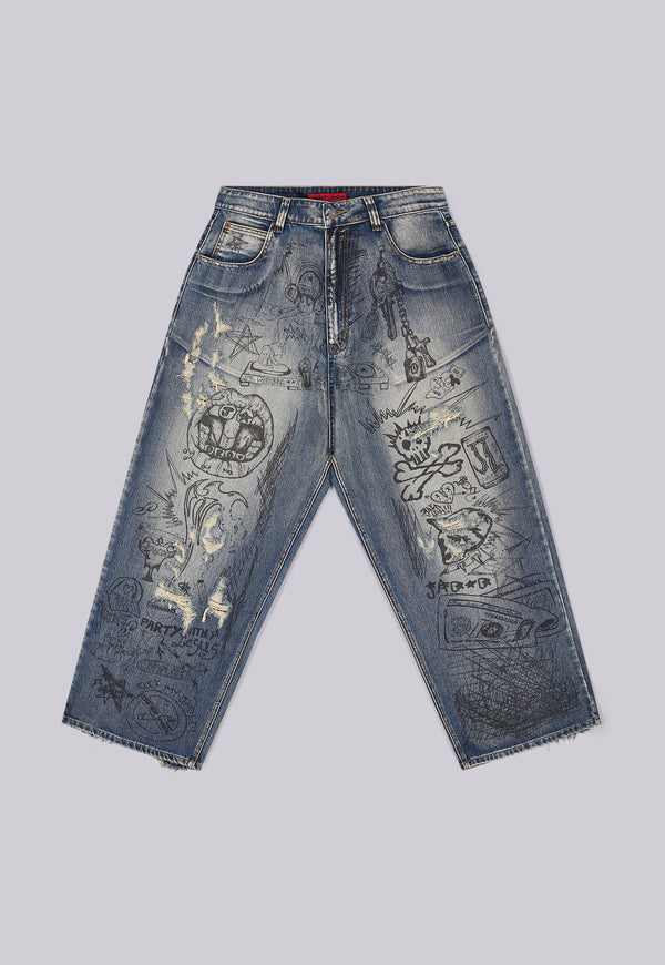 Graffiti XL Colossus Washed Jeans