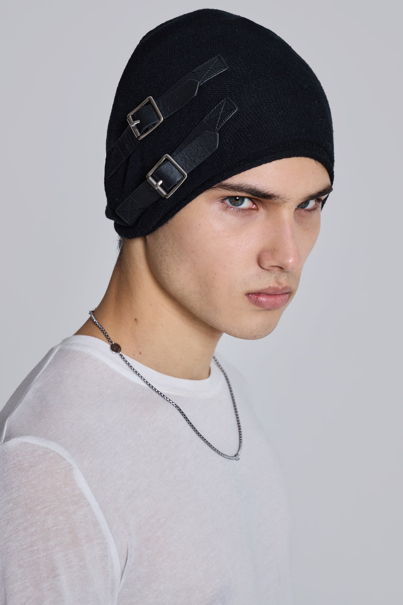 Elgin Buckle Beanie | Jaded London | Clothing
