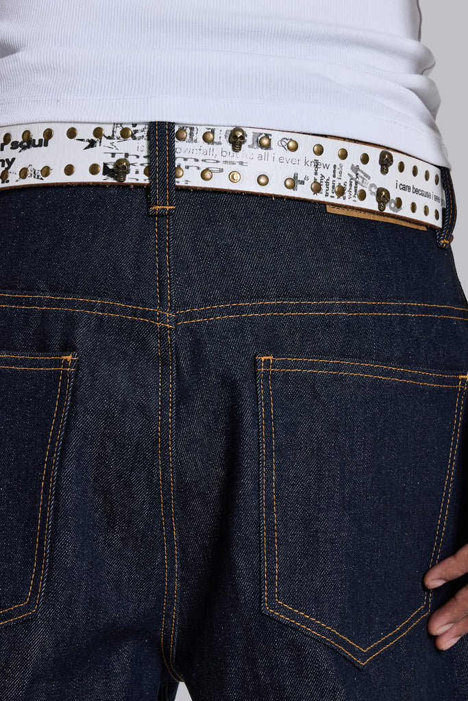 Divinity Studded White Belt | Jaded London | Accessories
