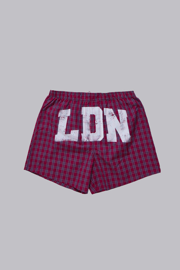 RED CHECK LDN BOXER