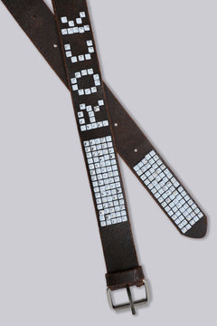 Rock Revival Rebel Stud Belt - ONE SIZE / Brown