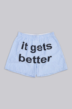 It Gets Better Pinstripe Boxer – view 1