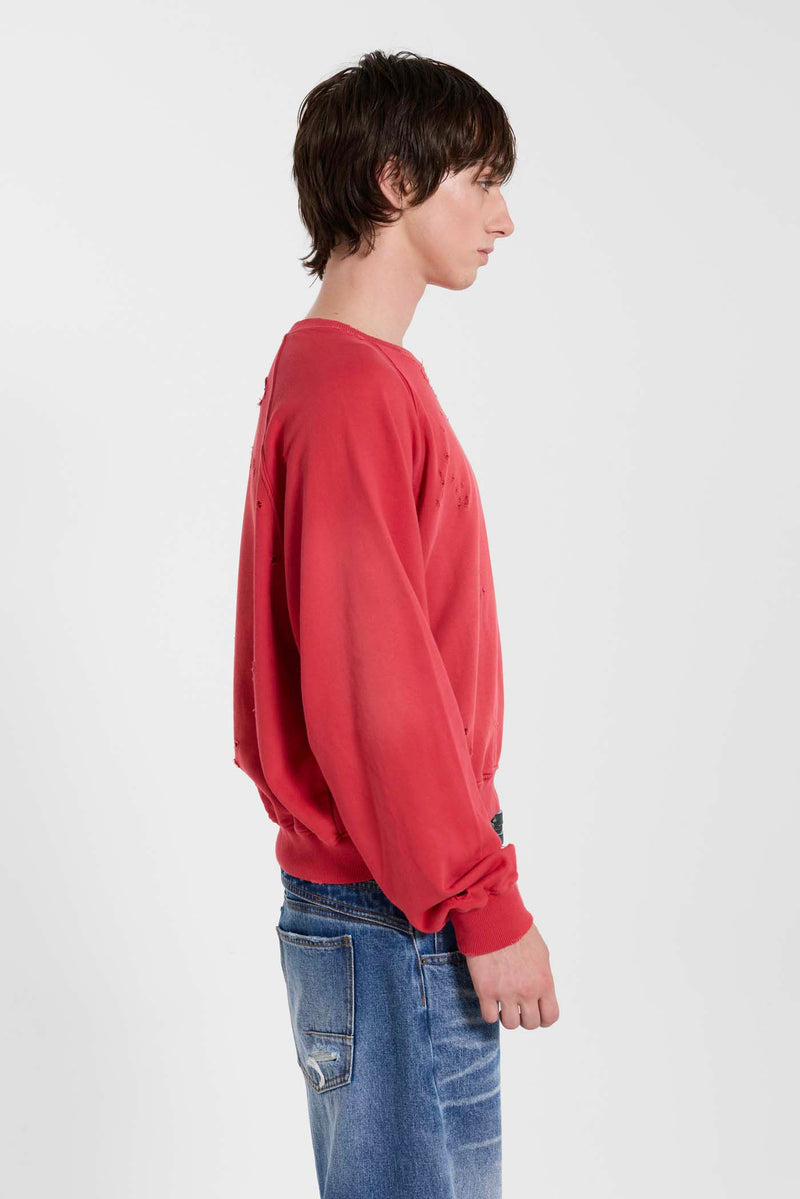 Red Sun Fade Crewneck