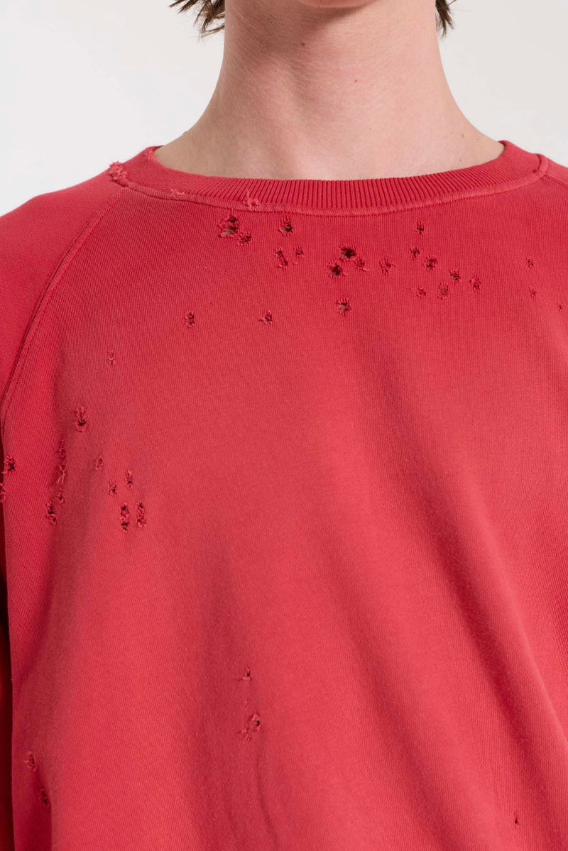 Red Sun Fade Crewneck