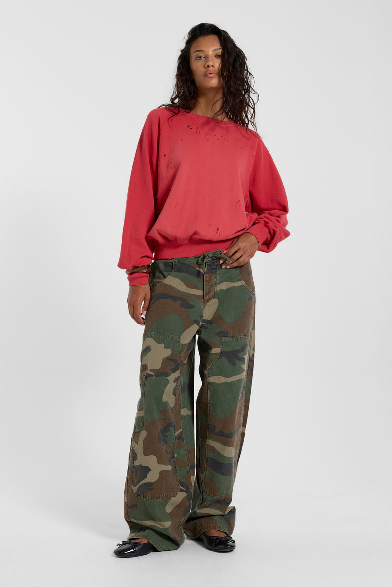 Red Sun Fade Crewneck