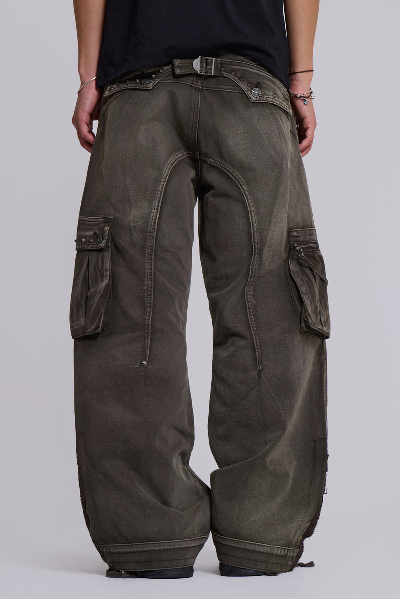 Faded Khaki Trooper Cargo Pants