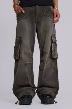 Faded Khaki Trooper Cargo Pants – view 1