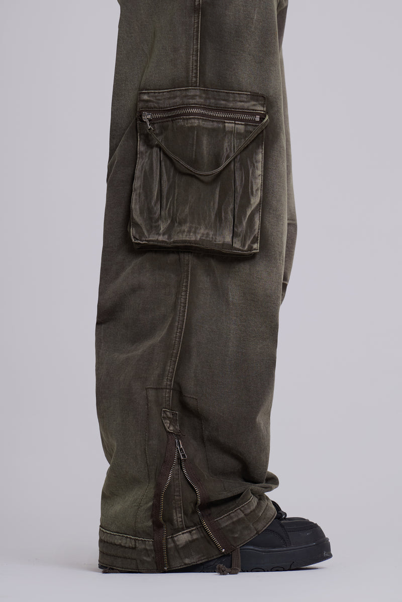 Faded Khaki Trooper Cargo Pants