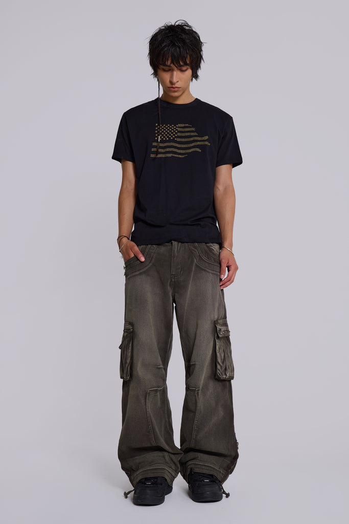 Faded Khaki Trooper Cargo Pants