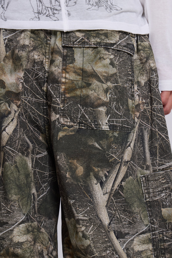 Woodland Camo Parachute Pants