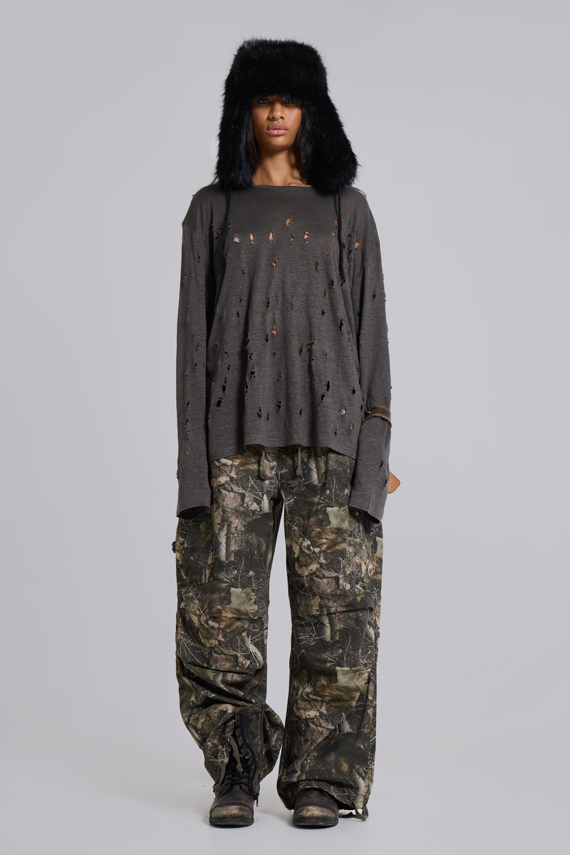 Woodland Camo Parachute Pants