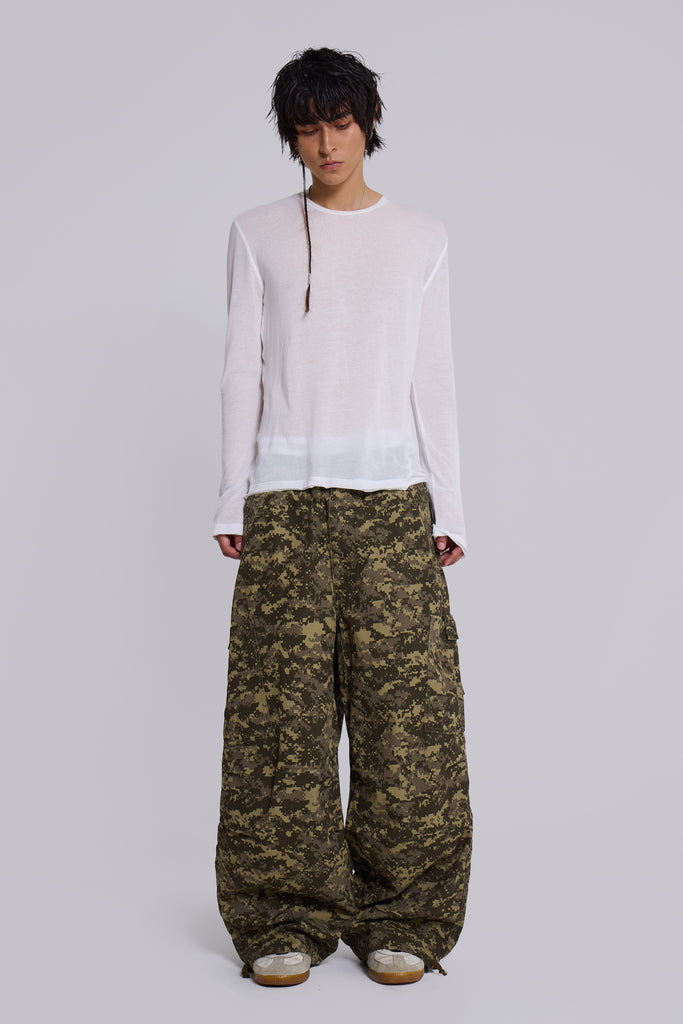 Digi Camo Ripstop Parachute Pants