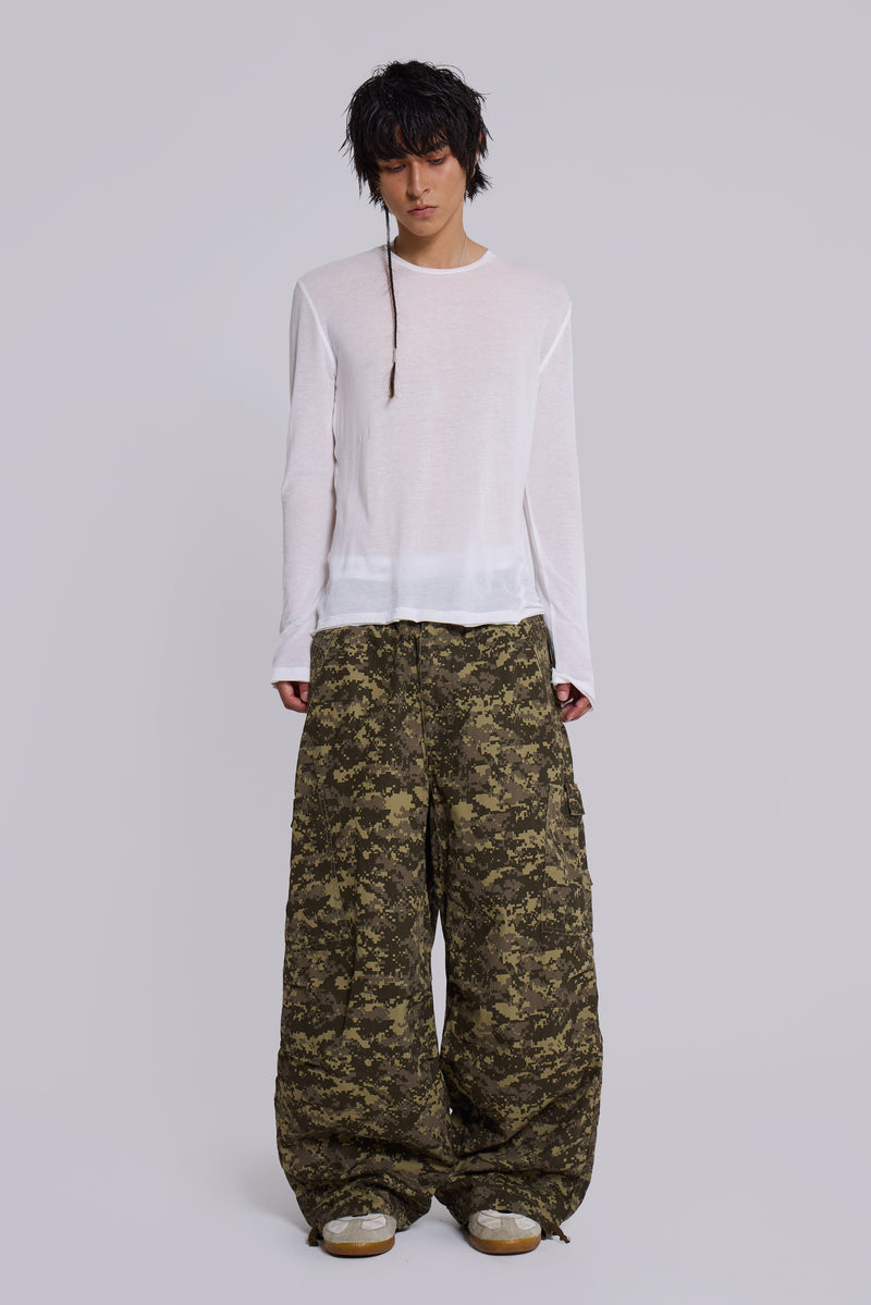 Digi Camo Ripstop Parachute Pants