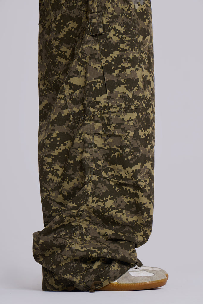 Digi Camo Ripstop Parachute Pants