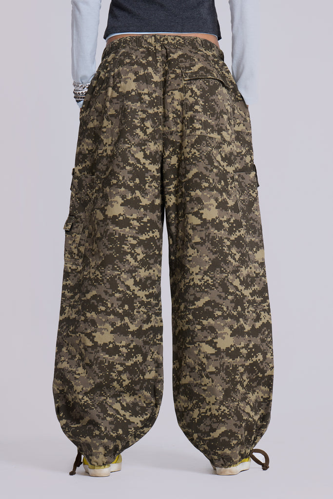 Digi Camo Ripstop Parachute Pants