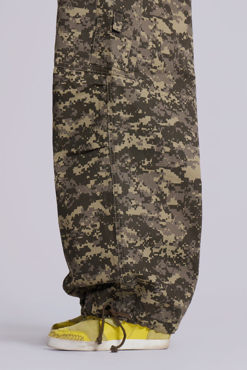 Digi Camo Ripstop Parachute Pants