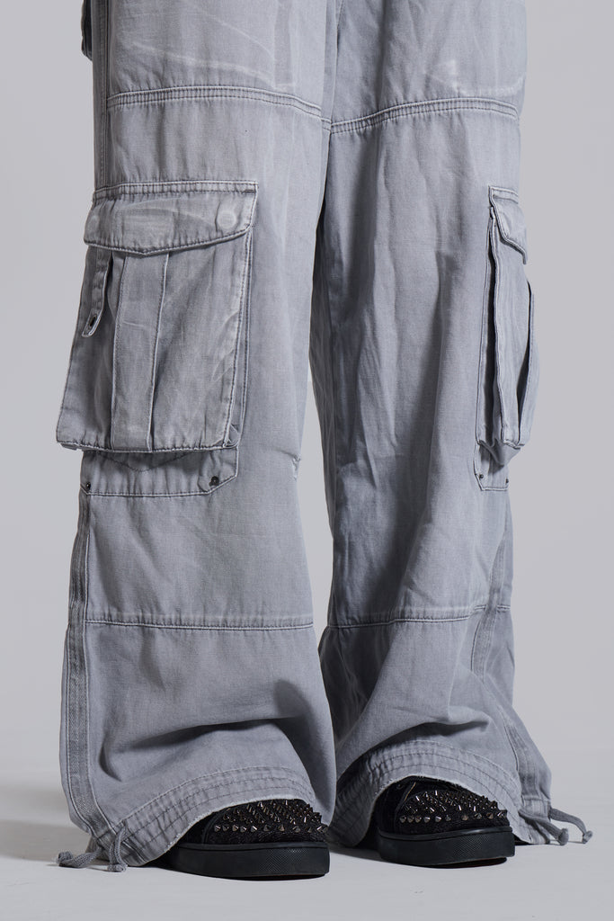 Washed Grey Decoy Cargos