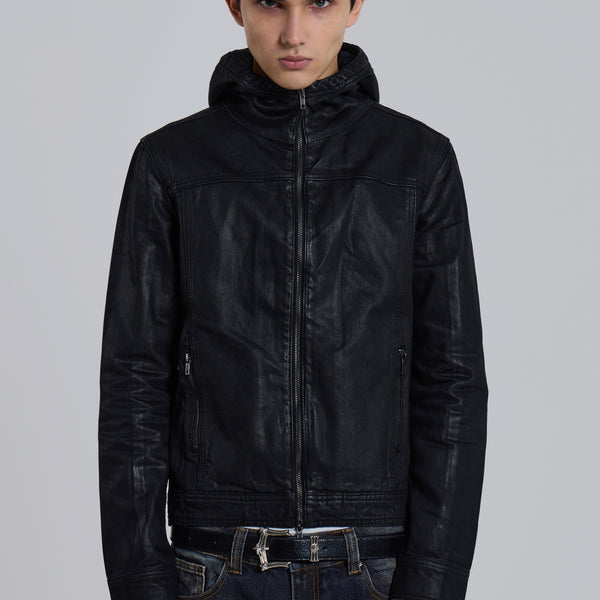 Bedrock Waxed Denim Jacket | Jaded London | Clothing
