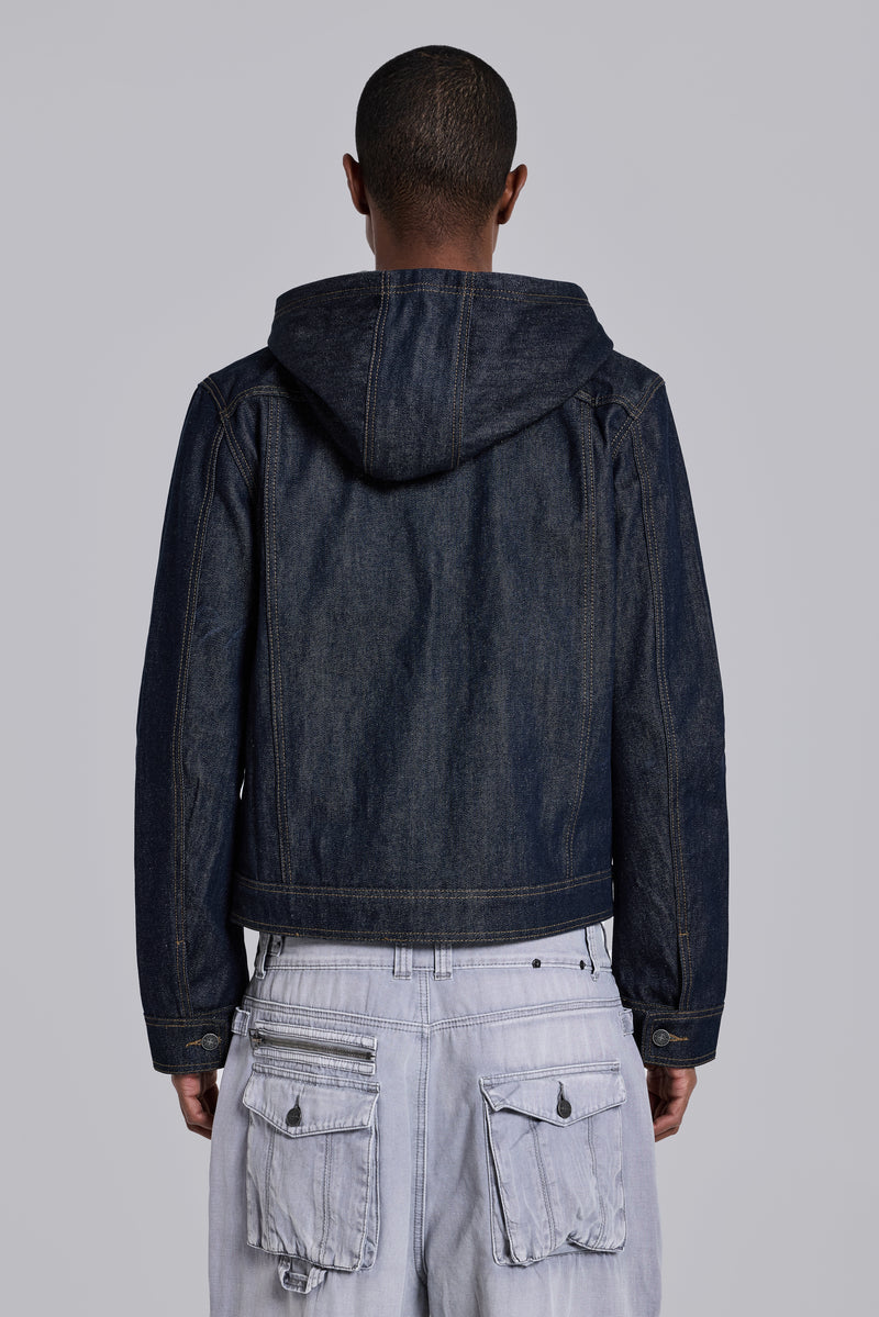 Indigo Bedrock Denim Jacket | Jaded London | Clothing