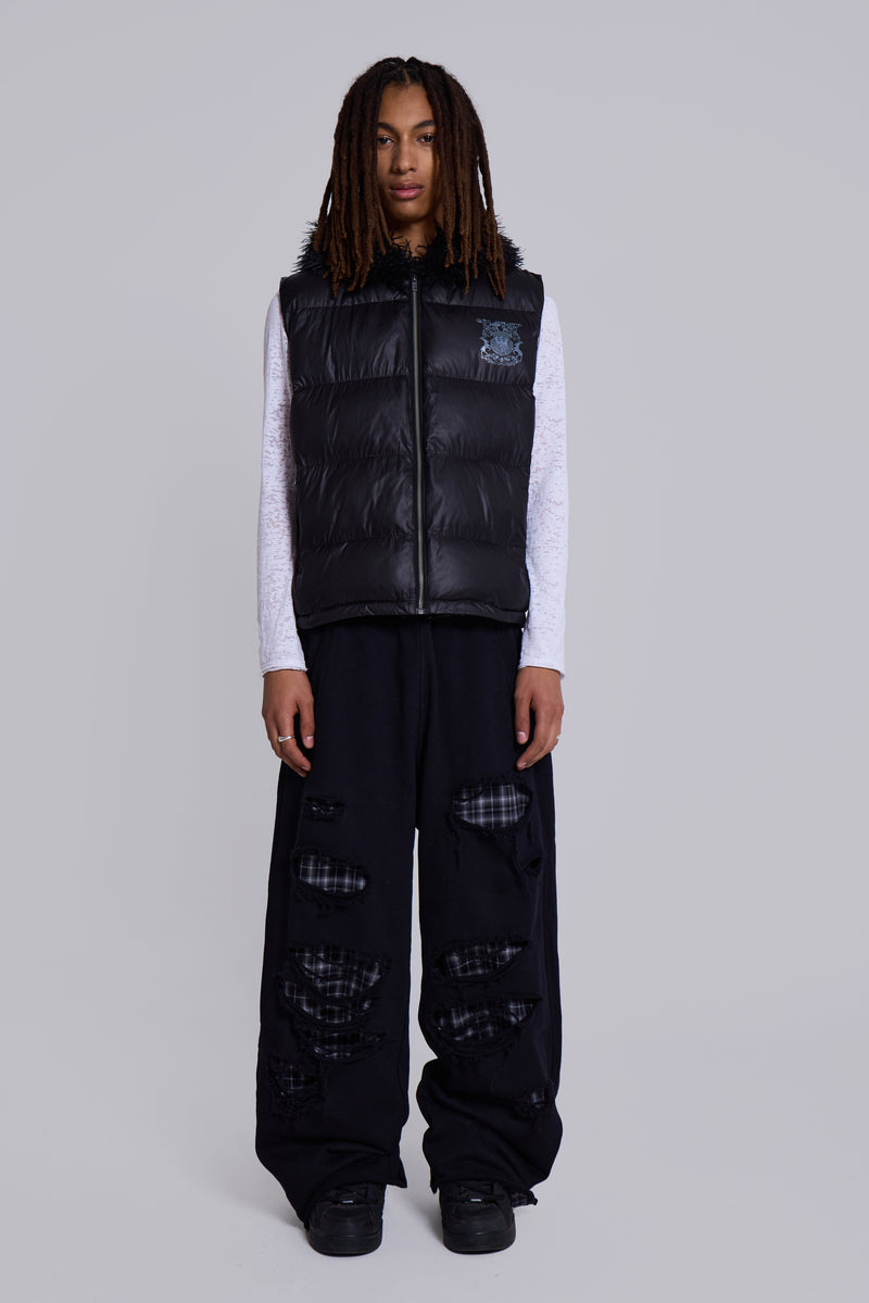 Check Layered Monster Joggers