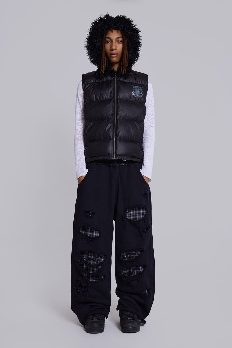 Check Layered Monster Joggers