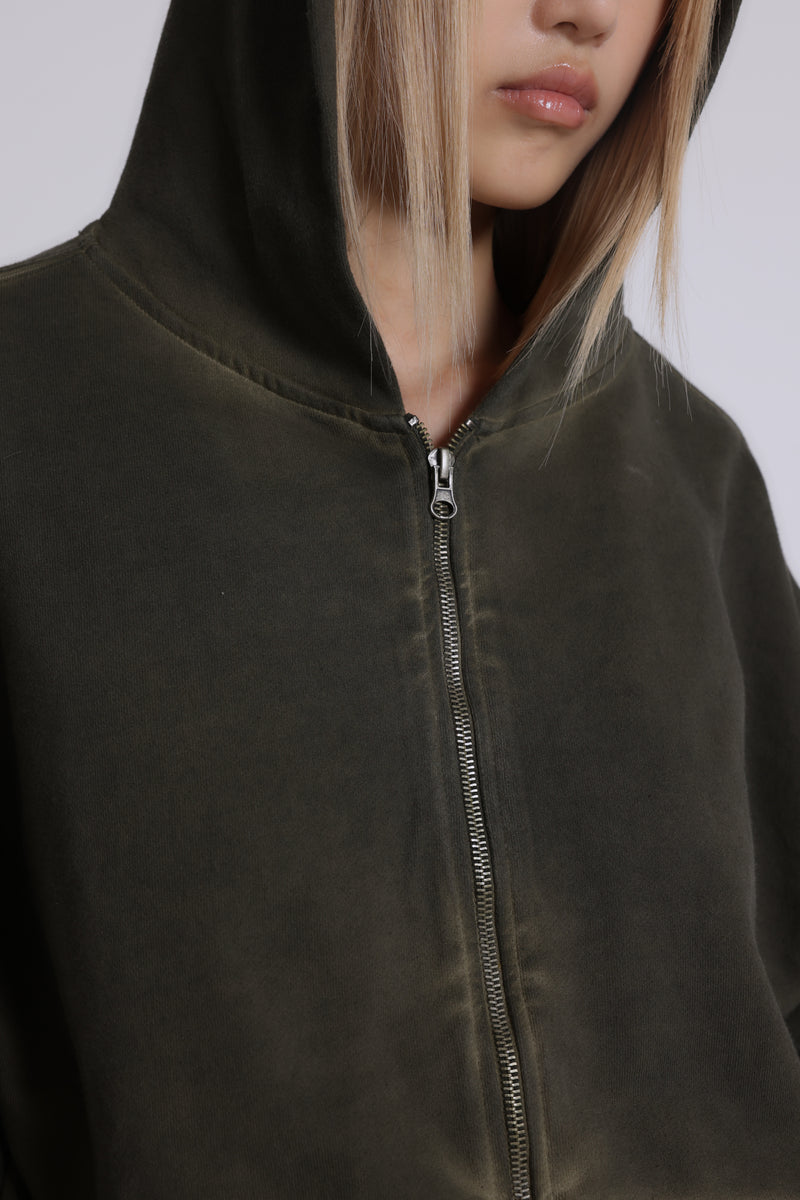 Khaki Oversized Monster Hoodie