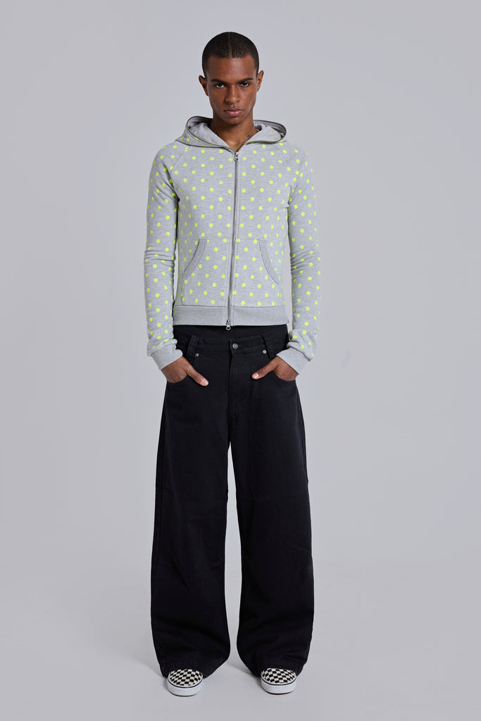 Neon Polkadot Hoodie | Jaded London | Clothing