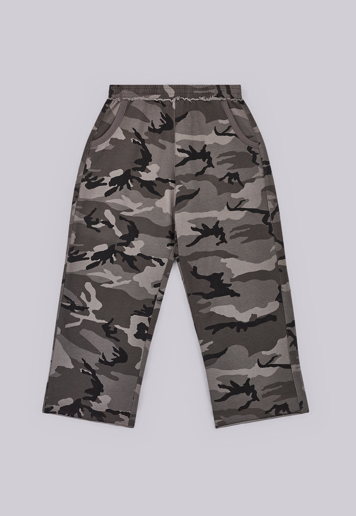 Black Baggy Camo Monster Joggers