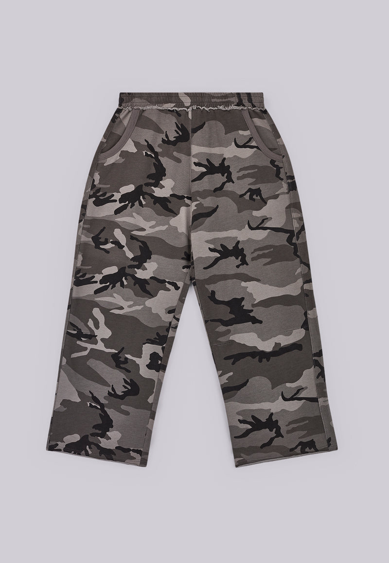 Black Baggy Camo Monster Joggers