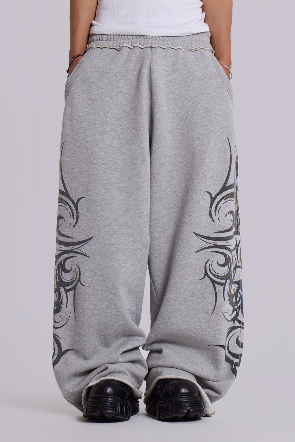 Grey Blade Joggers | Jaded Man