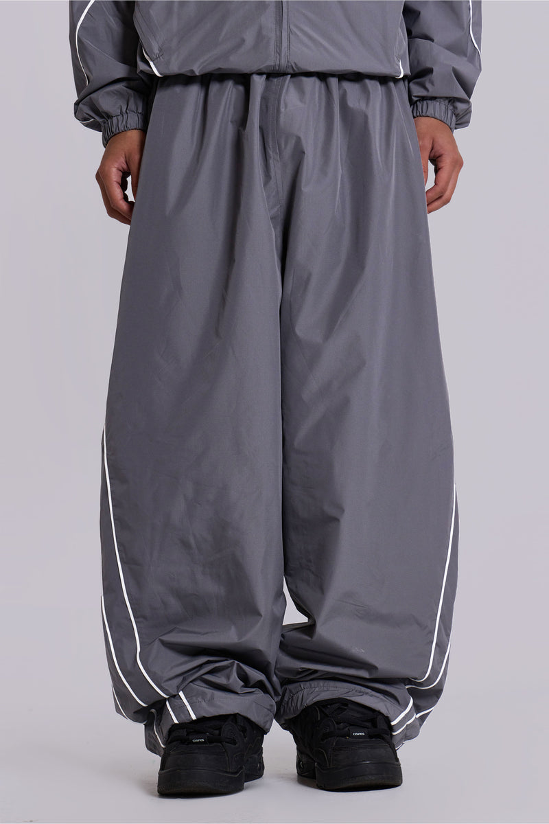 Grey Vapor Tracksuit Bottoms