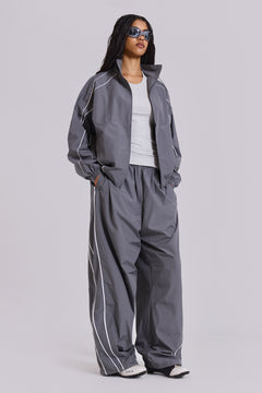 Grey Vapor Tracksuit Bottoms - XXL / Grey