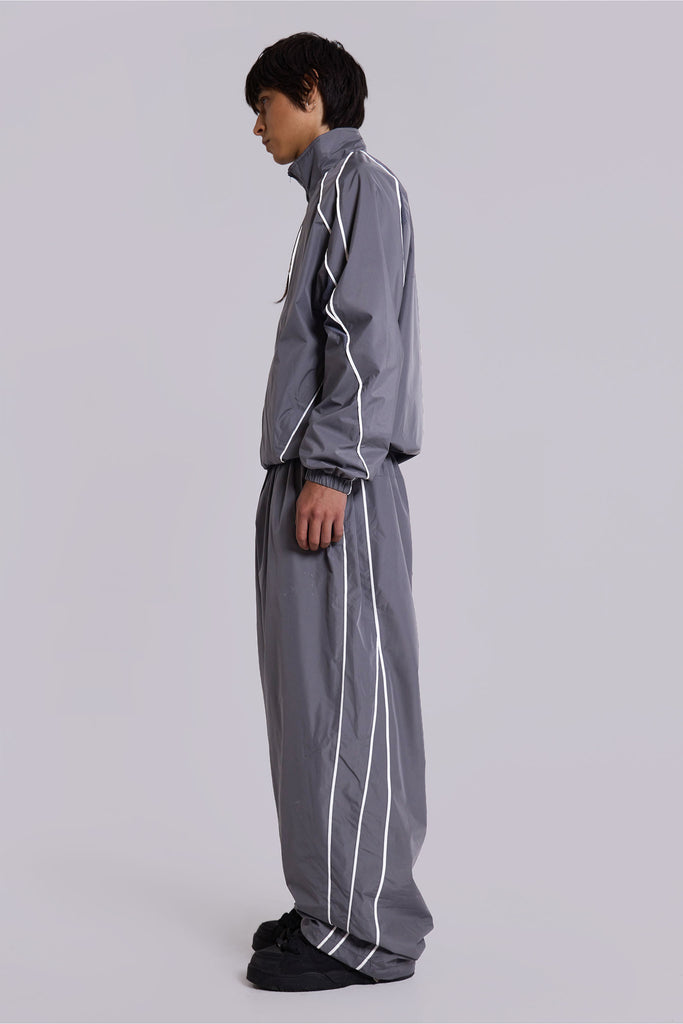Grey Vapor Tracksuit Bottoms