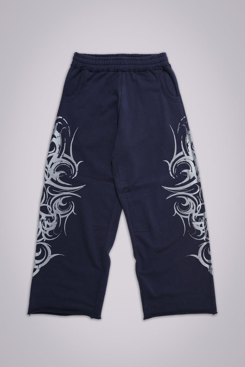 Navy Baggy Blade Joggers