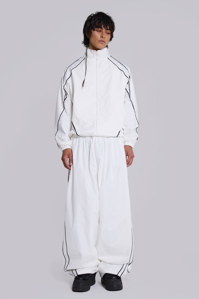 White Vapor Tracksuit Bottoms
