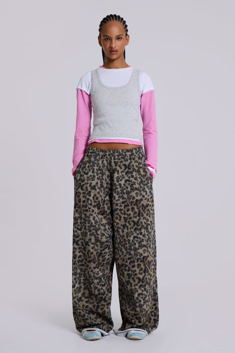 Airbrush Leopard Monster Joggers