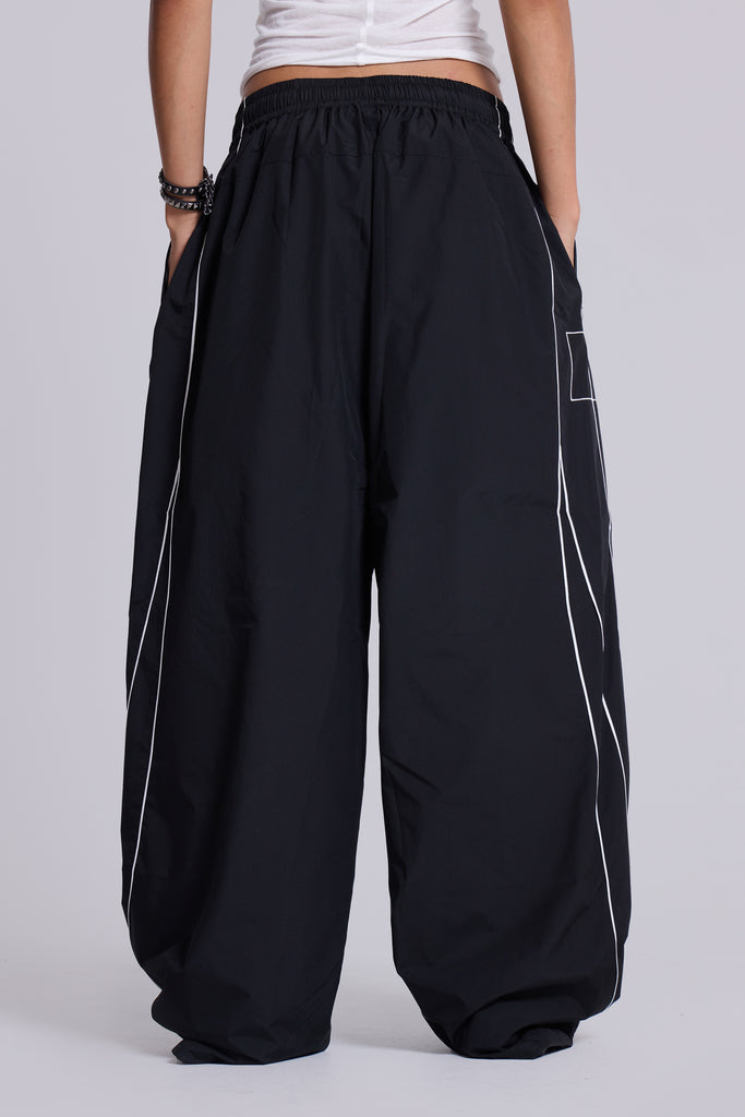P.O.A. Black Vapor Tracksuit Bottoms