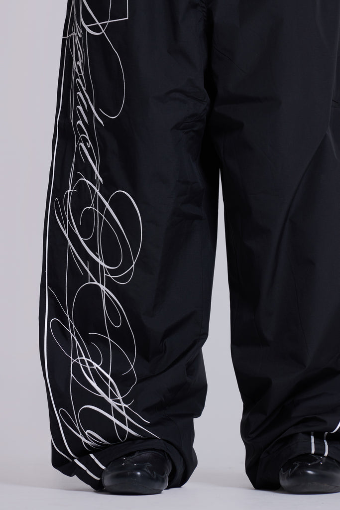 P.O.A. Black Vapor Tracksuit Bottoms