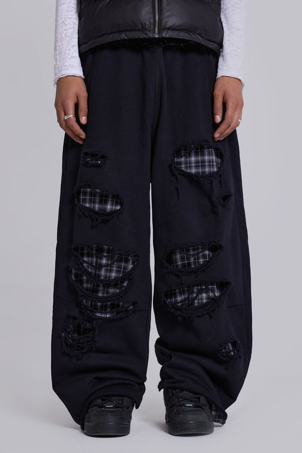 Check Layered Monster Joggers