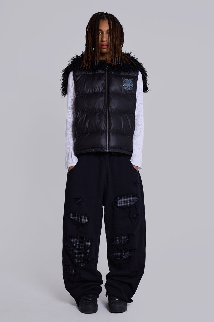 Check Layered Monster Joggers