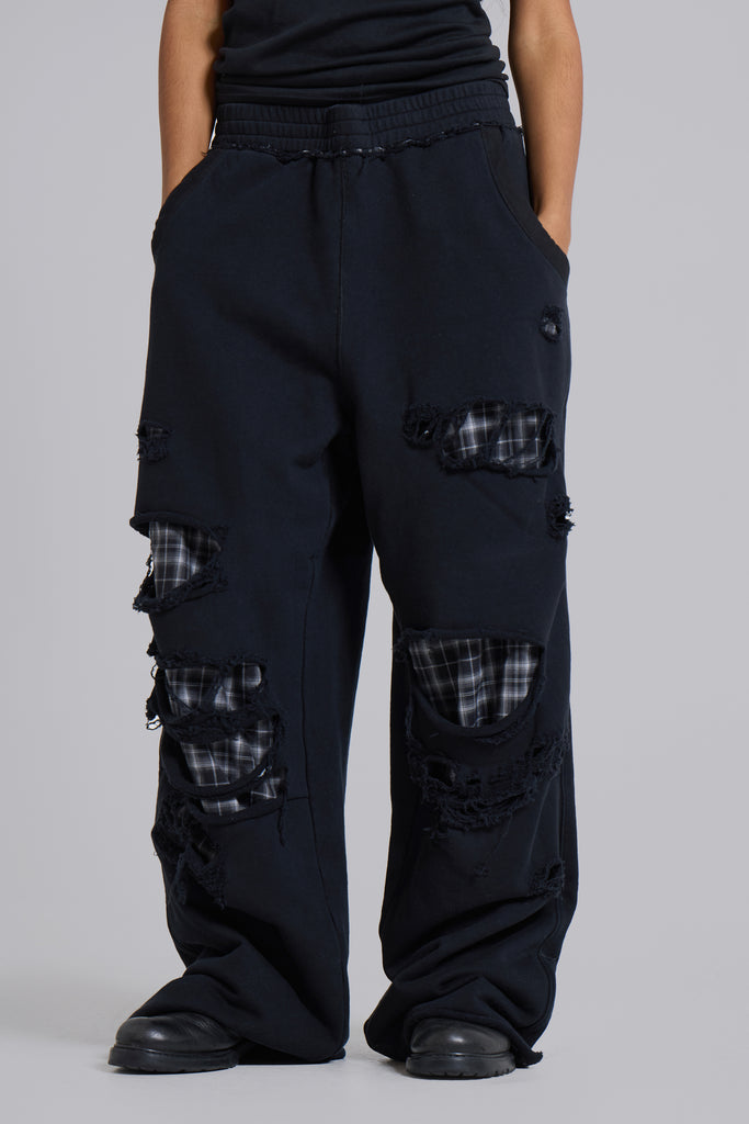 Check Layered Monster Joggers