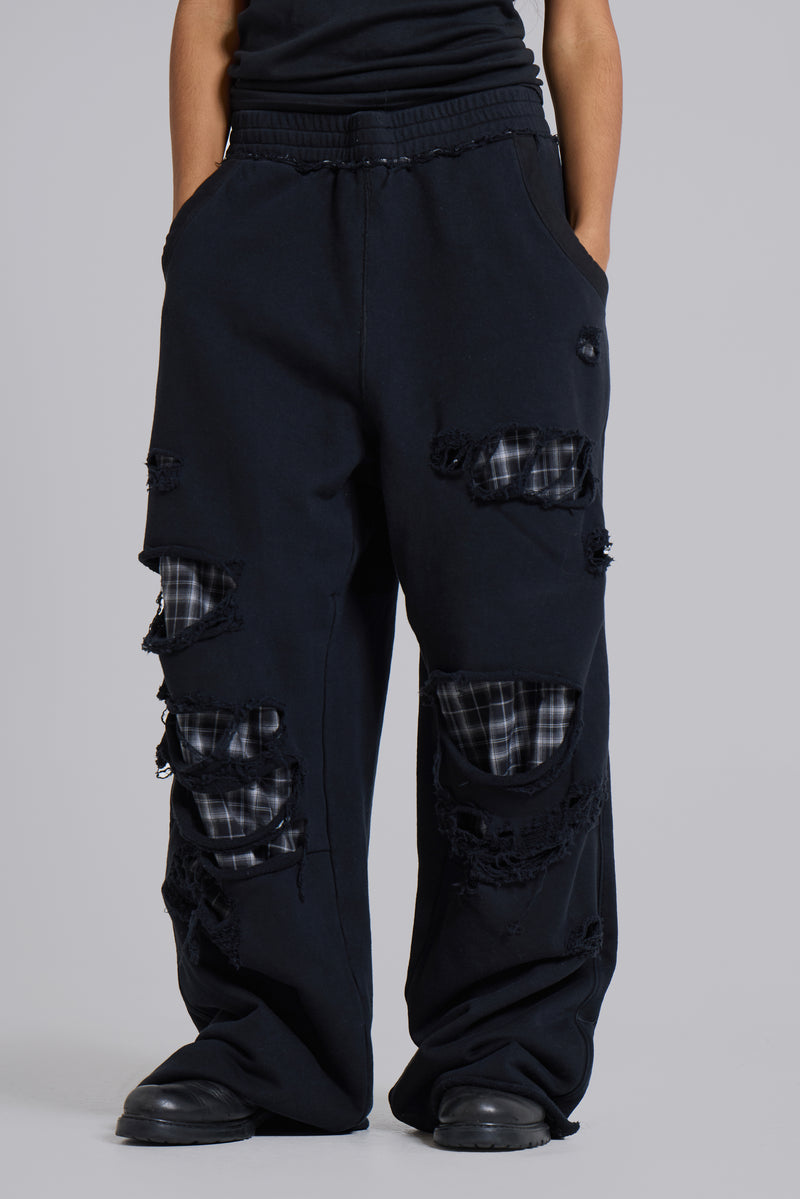 Check Layered Monster Joggers