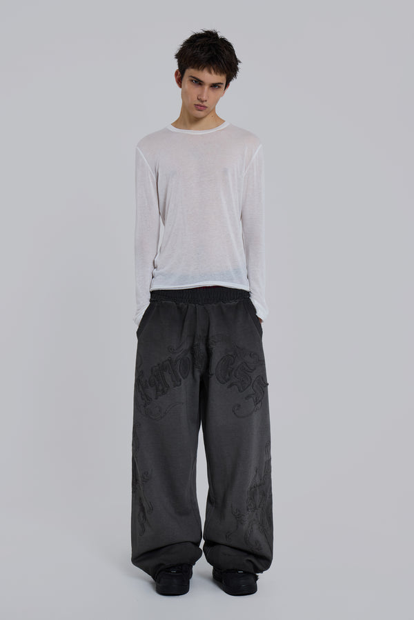 FAITHLESS APPLIQUE MONSTER JOGGER