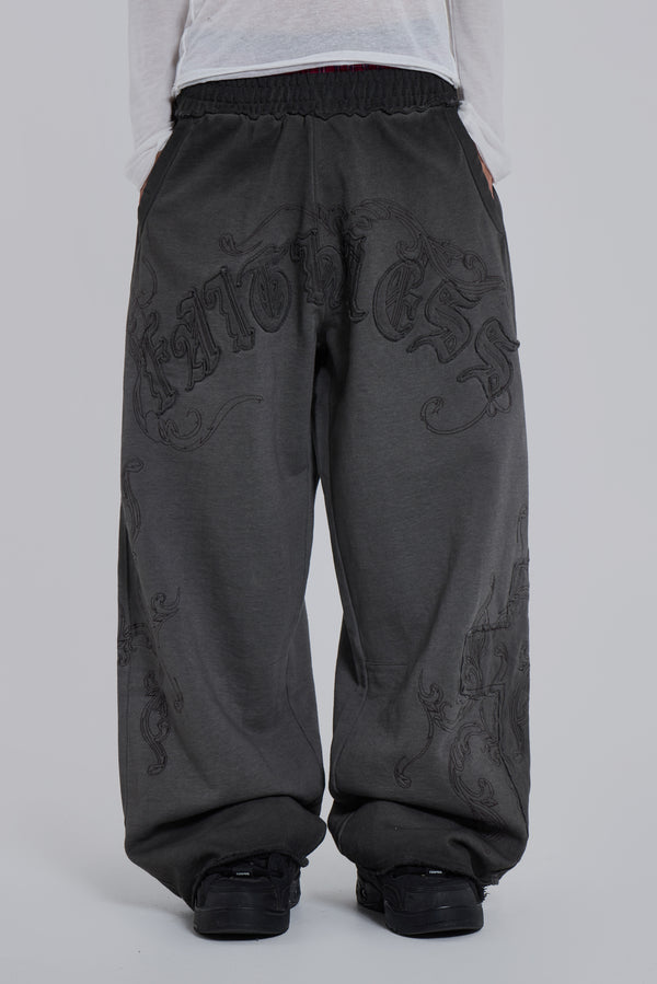 FAITHLESS APPLIQUE MONSTER JOGGER