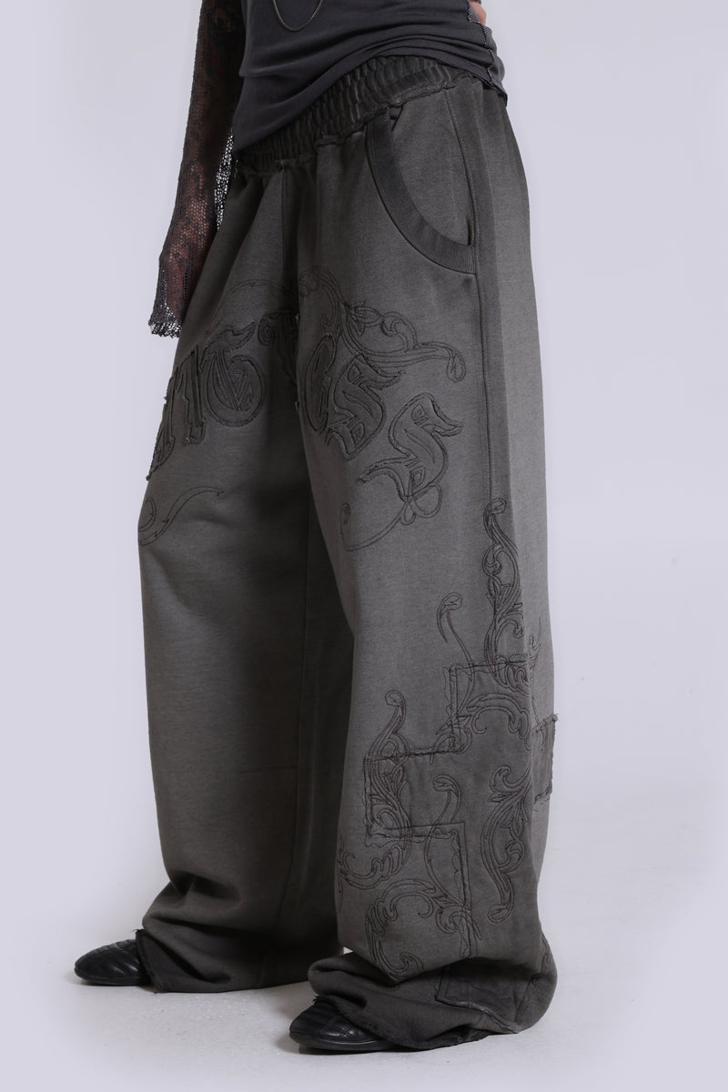 Faithless Applique Monster Joggers