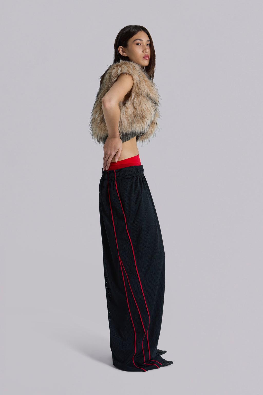 【Jaded London】Black Vapor Tracksuit Black Mesh Vapor Tracksuit Bottoms | Jaded London | Clothing