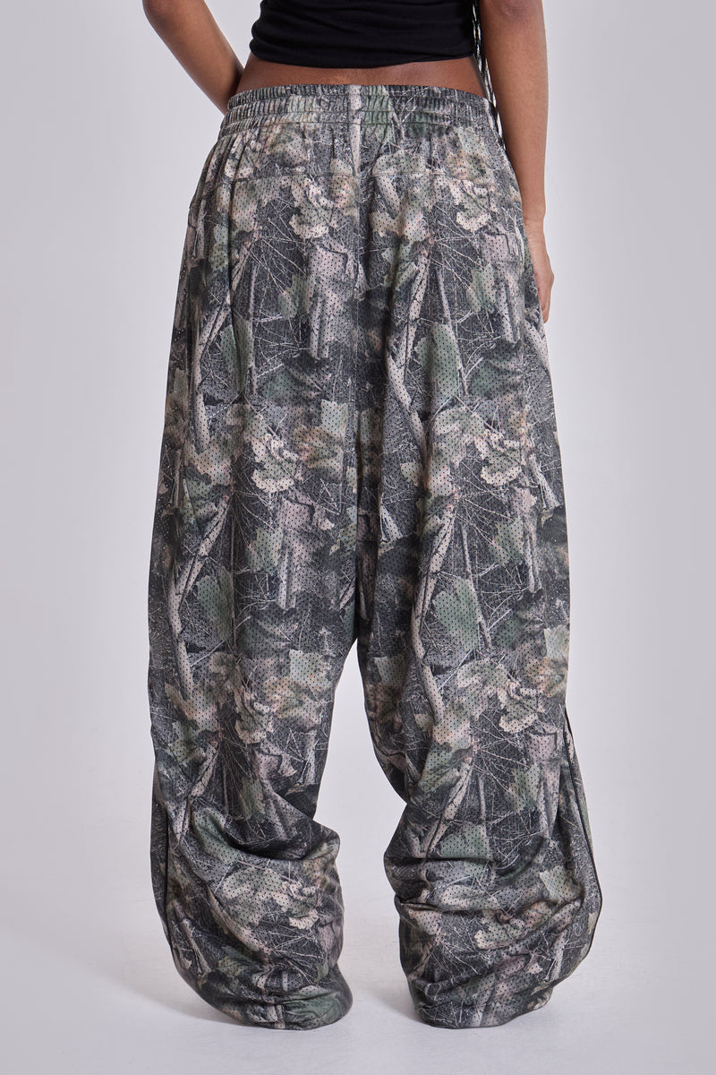 Forest Camo Mesh Vapor Tracksuit Bottoms